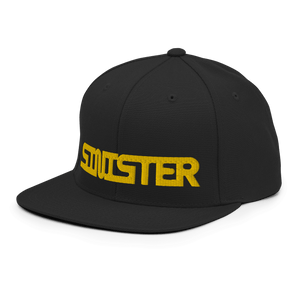 Sinister Snapback CapUnleash your dark style with the Sinister Snapback Cap – a classic fit, flat brim, and full buckram structure that commands attention. The adjustable snap closure ensures a comfortable, one-size-fits-most fit. Crafted exclusively for