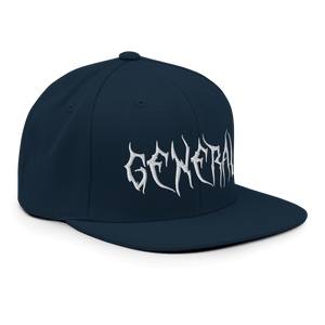 General Snapback CapCommand attention with the General Snapback Cap – a classic fit, flat brim, and full buckram structure for timeless appeal. The adjustable snap closure ensures comfort in a one-size-fits-most design. Crafted exclusively for you upon or