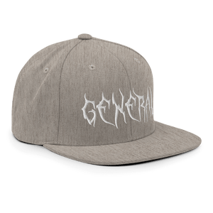 General Snapback CapCommand attention with the General Snapback Cap – a classic fit, flat brim, and full buckram structure for timeless appeal. The adjustable snap closure ensures comfort in a one-size-fits-most design. Crafted exclusively for you upon or