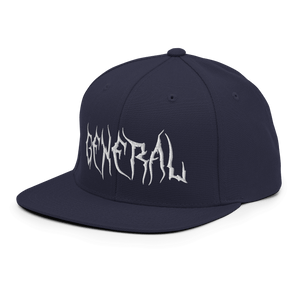 General Snapback CapCommand attention with the General Snapback Cap – a classic fit, flat brim, and full buckram structure for timeless appeal. The adjustable snap closure ensures comfort in a one-size-fits-most design. Crafted exclusively for you upon or