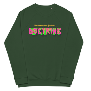 Sci-Fi Doctrine Raglan SweatshirtImmerse yourself in comfort and style with the Sci-Fi Doctrine Raglan Sweatshirt. Achieve both tasks effortlessly with this unisex organic gem. Its brushed fleece lining feels like a cloud of softness, while the 100% cotto